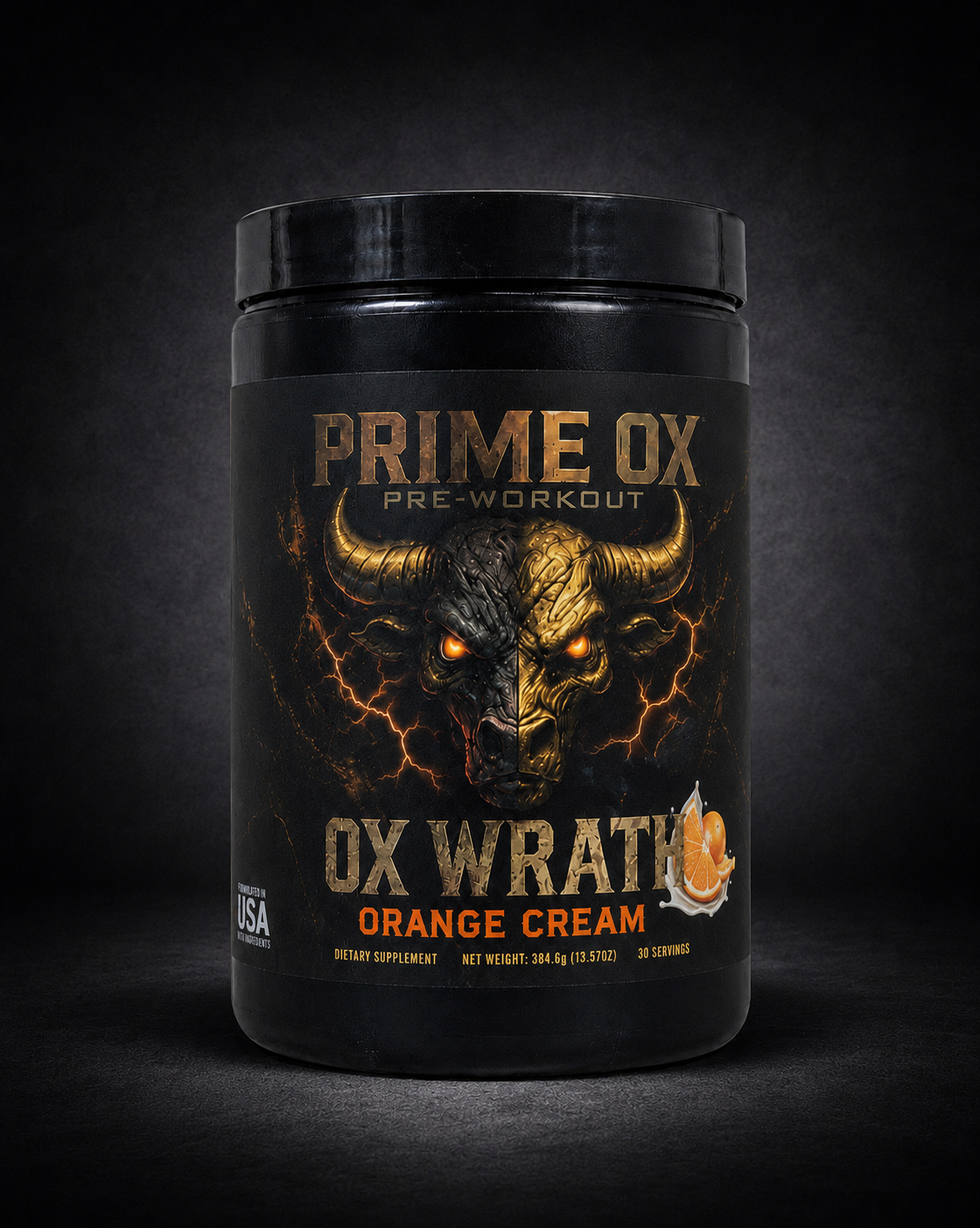 PRIME OX – OX WRATH Pre-Workout | Orange Cream